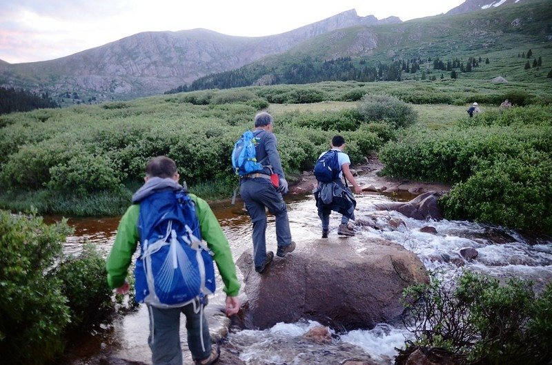 Near 11,500&apos;, Crossing the Scott Gomer Creek (1)