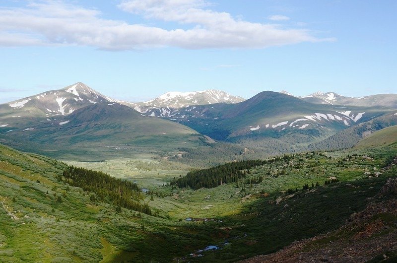 Looking down at Scott Gomer Creek &amp; the mountains in the background (2)