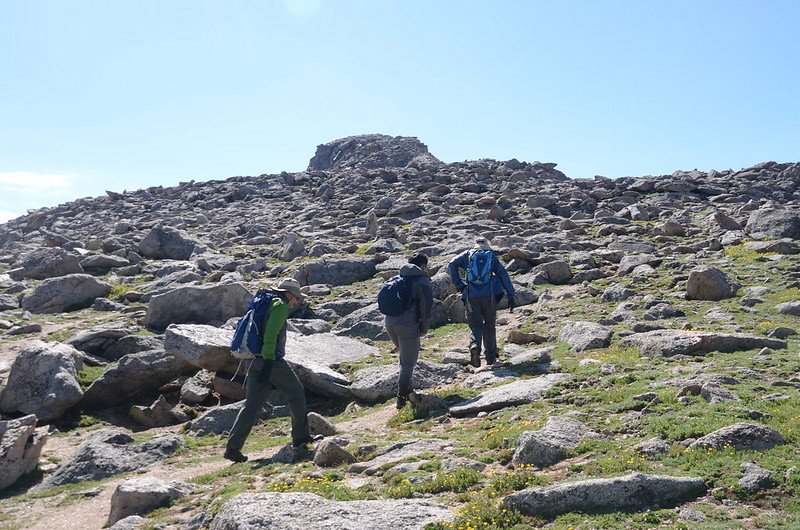 False summit of Evans on the West end of Evans&apos; West ridge (4)