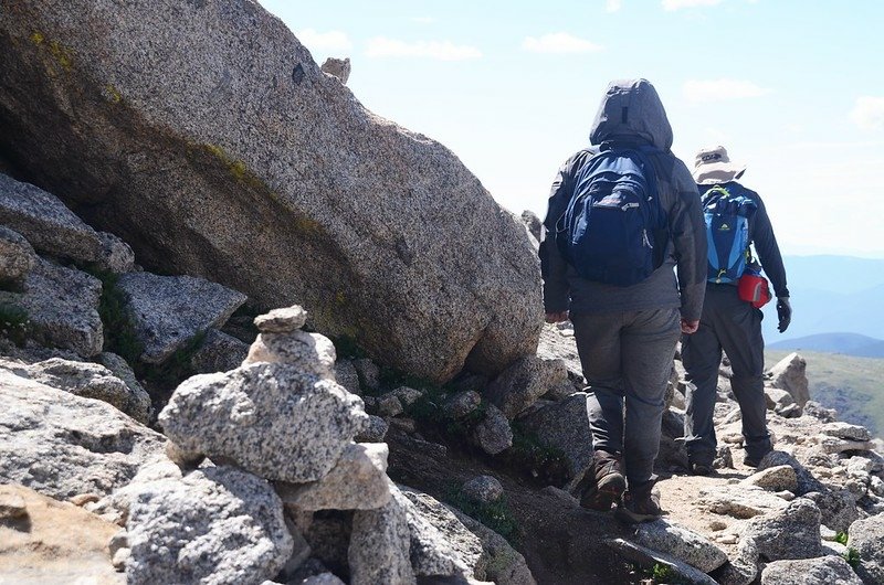 The final part of the trail travels along the south slope of Mount Evans&apos; west ridge (4)