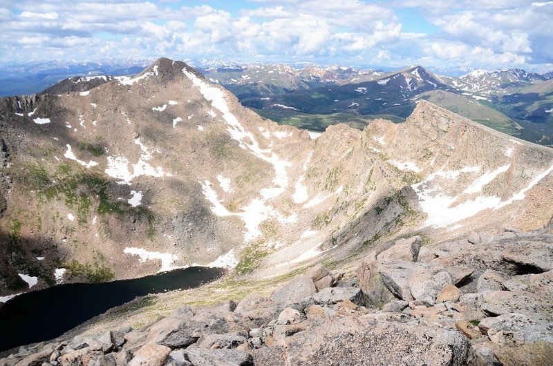 Looking southwest at the Sawtooth Ridge from the west side of Mt Evans (2)