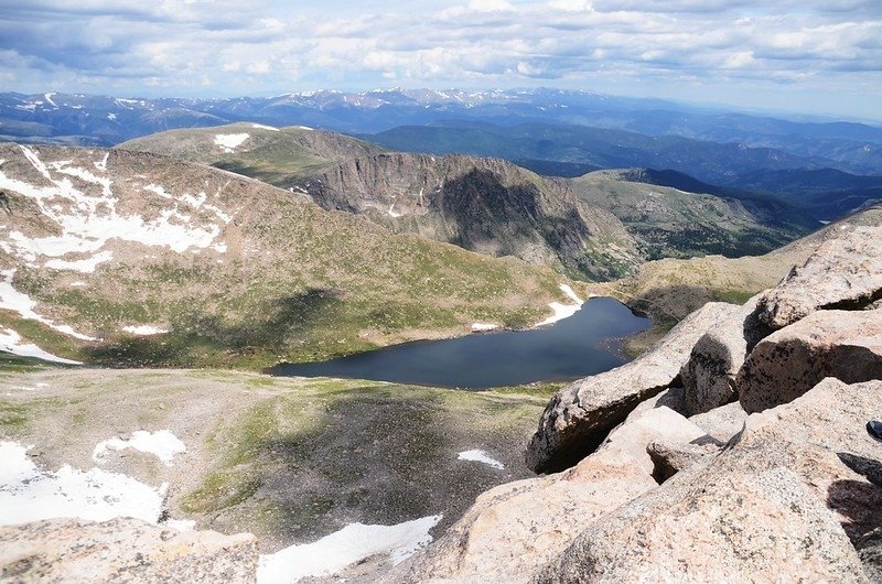 View of Summit Lake from the summit of Evans (1)