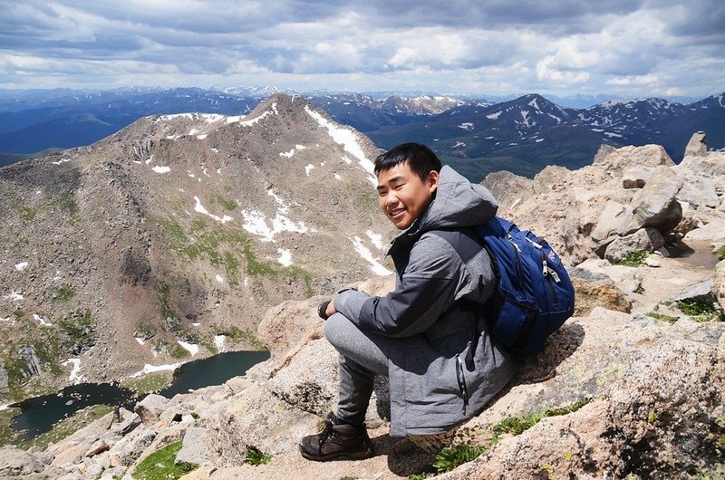 Taken from the south slope of Mount Evans&apos; west ridge