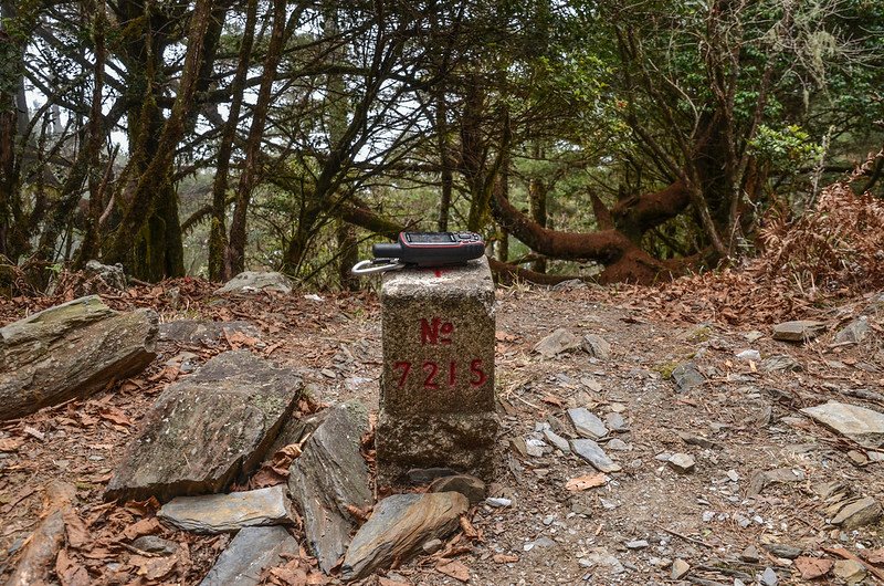 戒茂斯山三等三角點(# 7215 Elev. 2504 m)