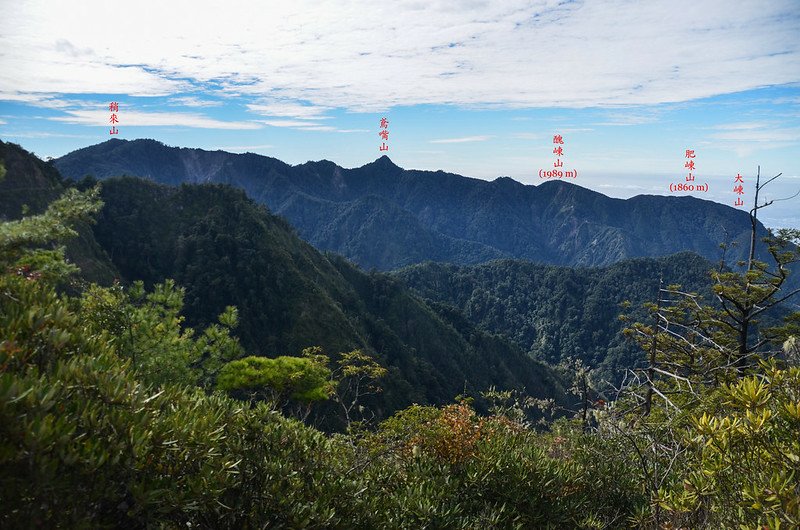 烏石坑山裸岩區西南向展望 1-1