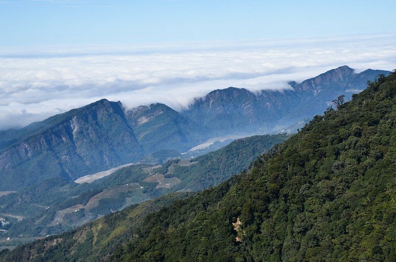 船型山林道4.0K西北俯瞰馬克連稜 7