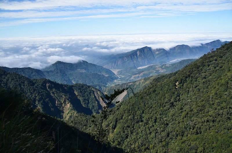 船型山林道4.0K西北俯瞰馬克連稜 5