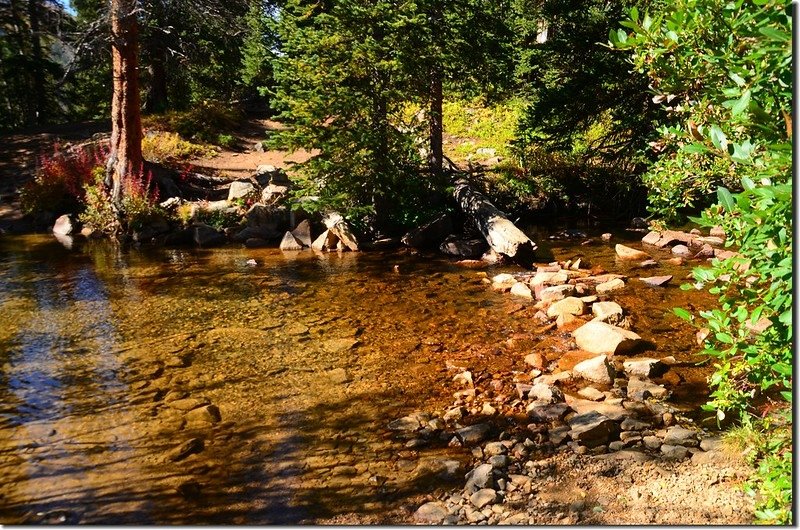 First stream crossing