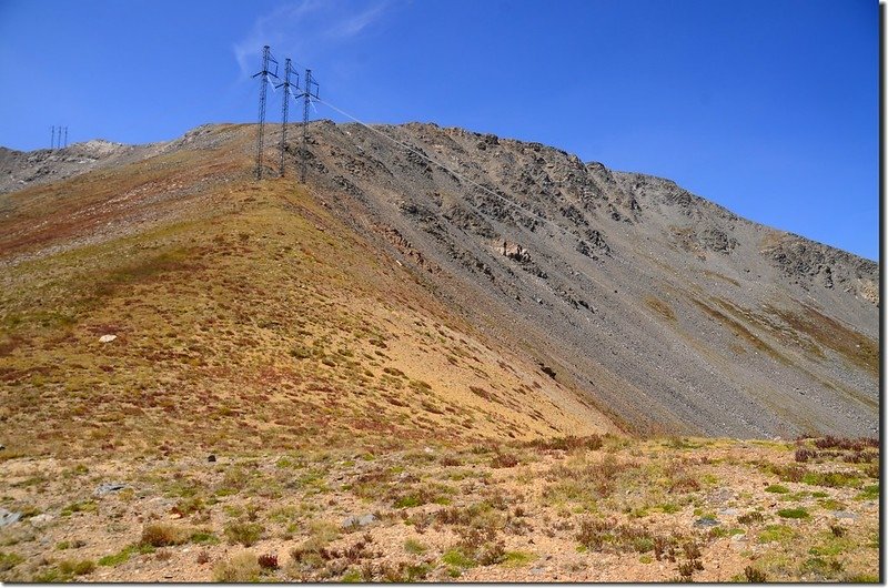 Argentine Peak from the saddle between Argentine &amp; Wilcox