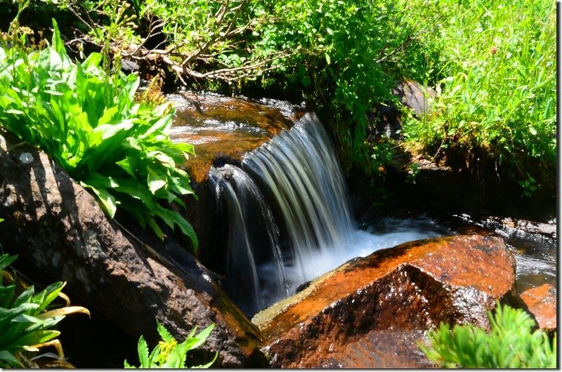 Cascade along the trail