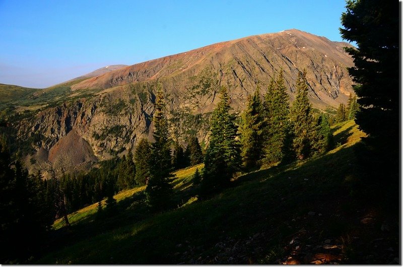 Looking southwest at North Star Mt. from Quandary Peak East Ridge trail (2)