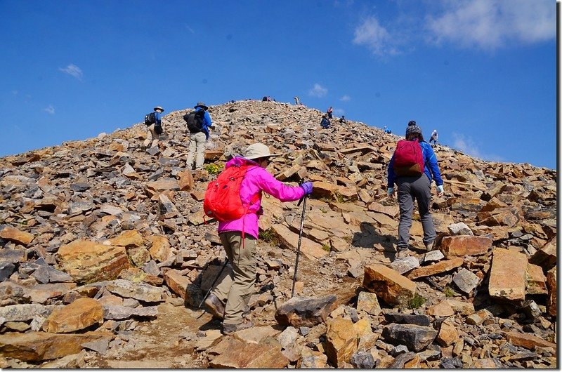 Taken from the upper portion of Quandary Peak East Ridge (11)