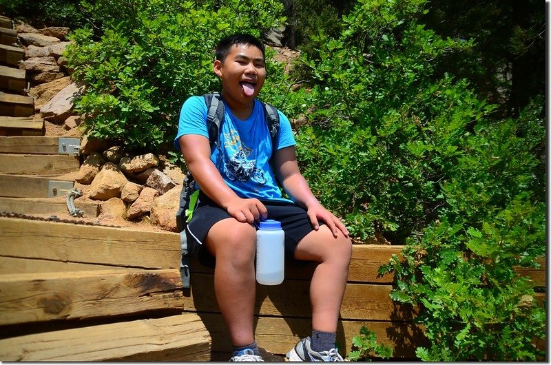 Jacob on his way up to the top of the incline (4)