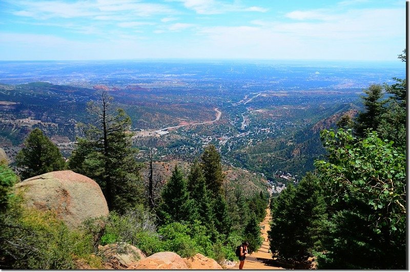 Looking down the Incline from the top