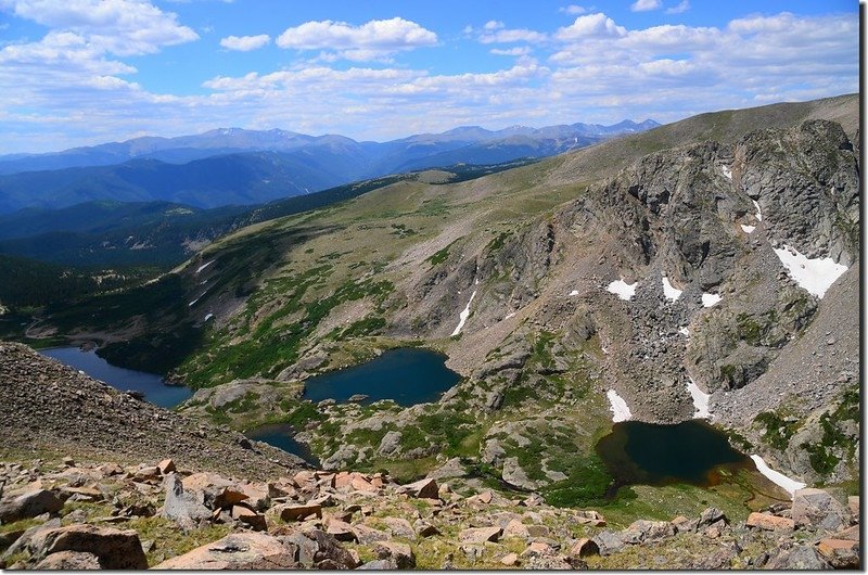 Looking down at the Loch Lomond drainange from James Peak trail (6)