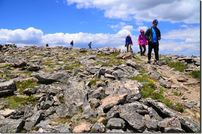 Going down from James Peak (2)