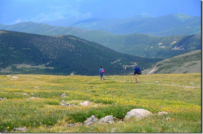 Going down from James Peak (16)