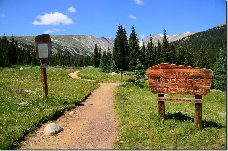 Niwot Cutoff Trail &amp; Jean Luning Trail junction