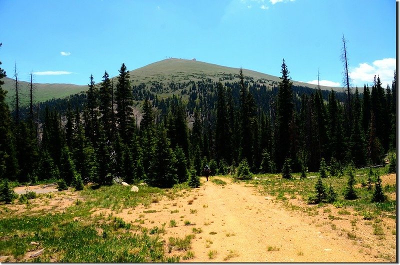 Colorado Mines Peak from Berthoud Pass Ditch Road