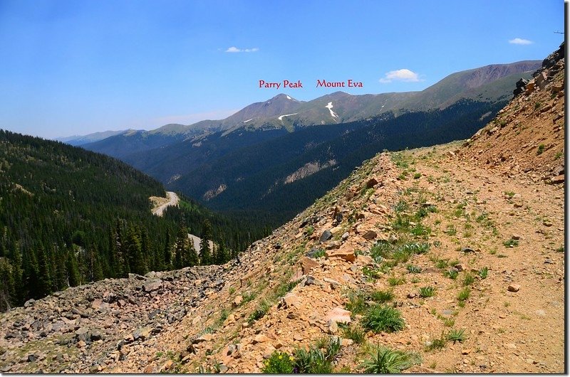 Looking east at James Peak Wilderness from Berthoud Pass Ditch trail (3)