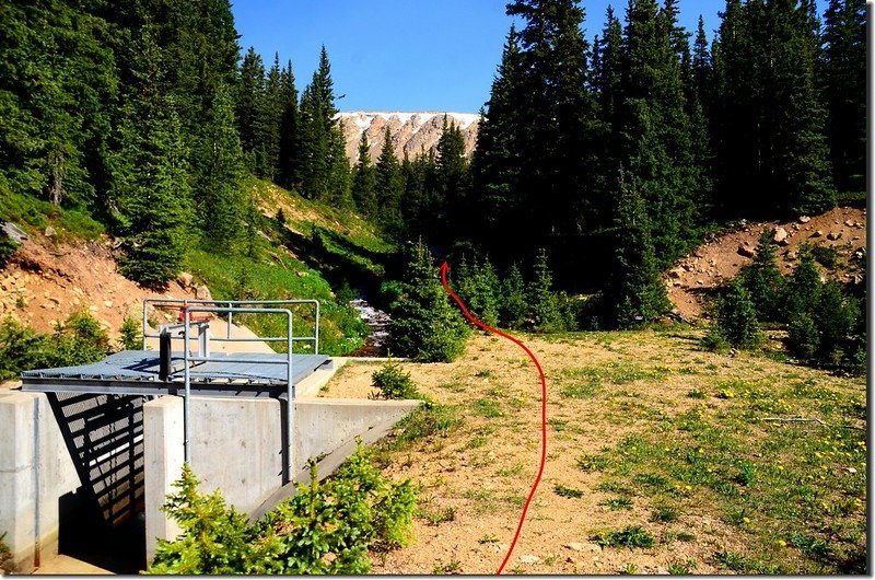 Berthoud Pass Ditch Road &amp; Current Creek junction