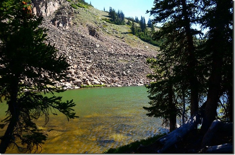 The unnamed lake #1 at the upper reaches of Current Creek (1)