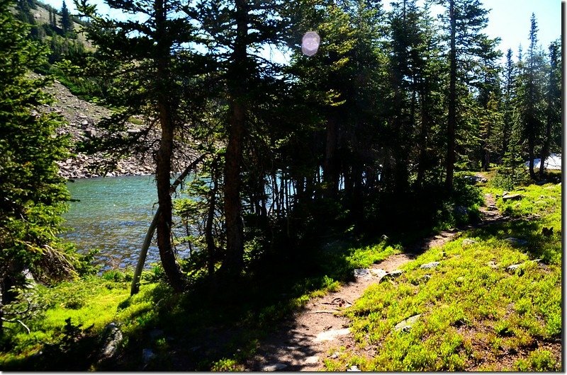 The unnamed lake #1 at the upper reaches of Current Creek (2)