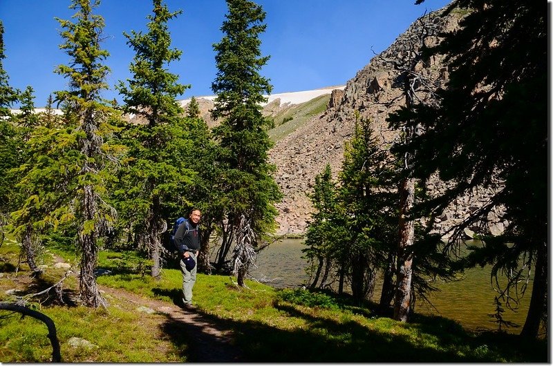 The unnamed lake #1 at the upper reaches of Current Creek (8)