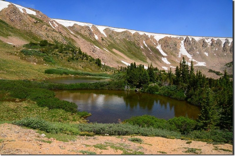 The unnamed lake that is the source of Current Creek (1)