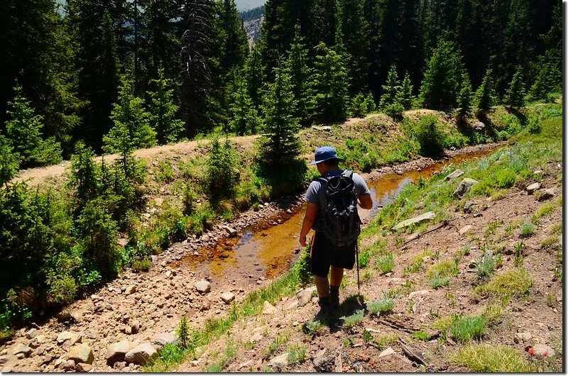 Jacob want to cross Berthoud Pass Ditch