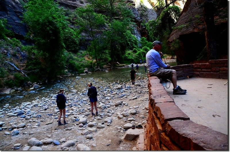 The mouth of the Narrows