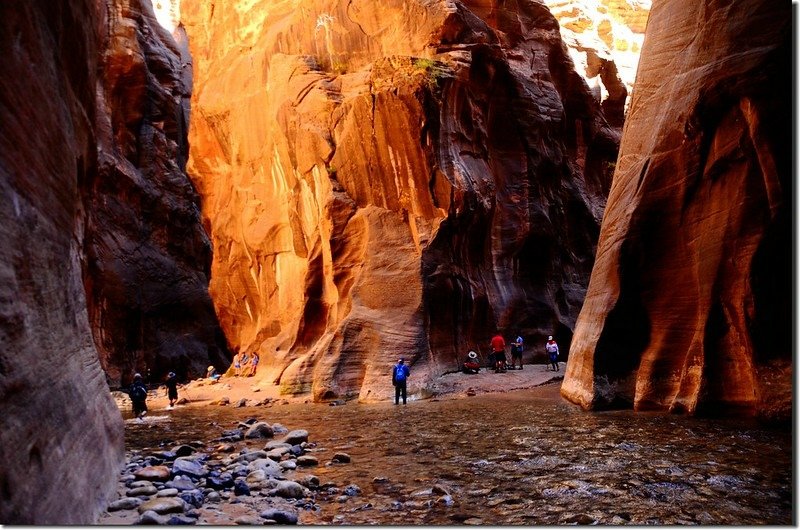 Virgin River &amp; Orderville Canyon junction 1