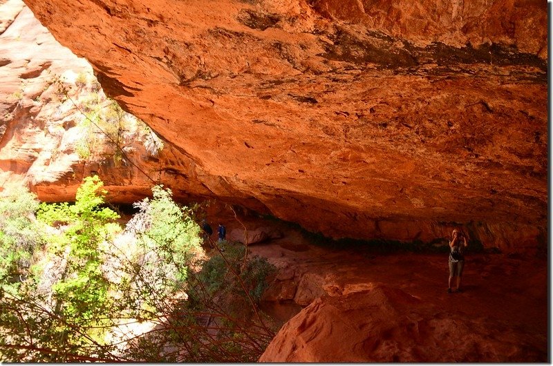 Walking in the crevice