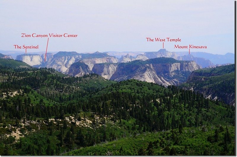 View to south at Zion National Park from Lava Point Overlook (1)-1