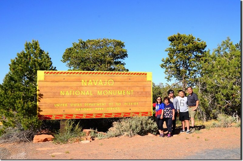 Navajo National Monument sign 1