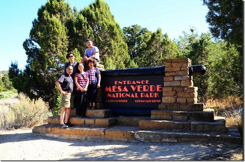 Mesa Verde National Park entrance