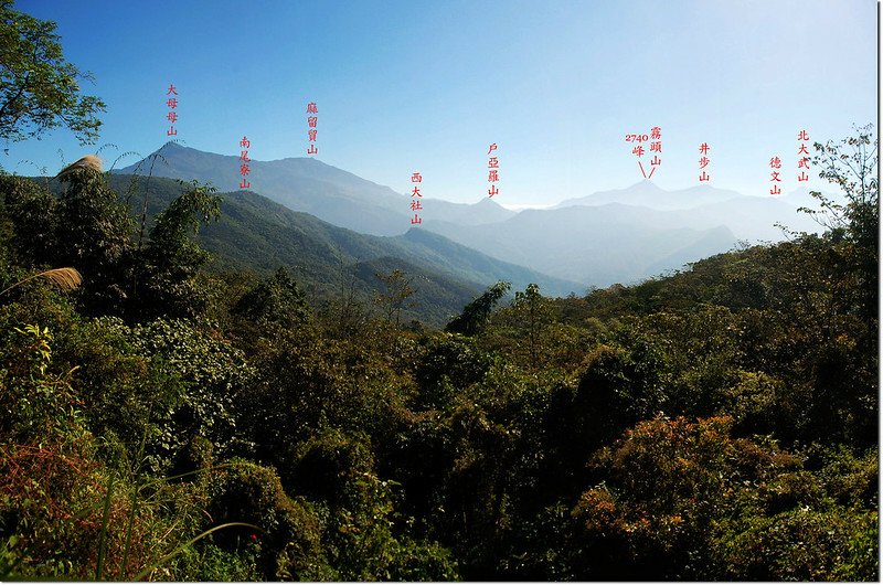 沙溪林道東望群山 1-1