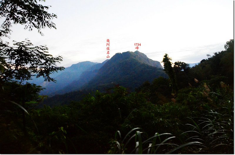 清晨的幾阿佐名山