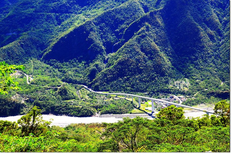 屏31鄉道俯瞰谷川大橋