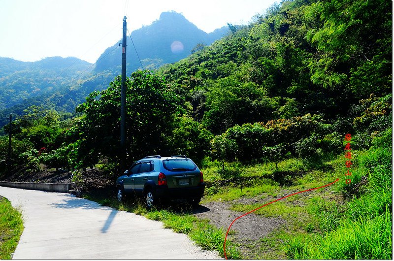 枋野具山登山口