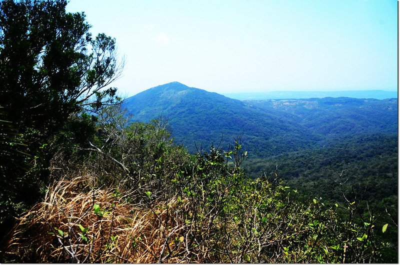 門馬羅山山頂西南眺大山母山