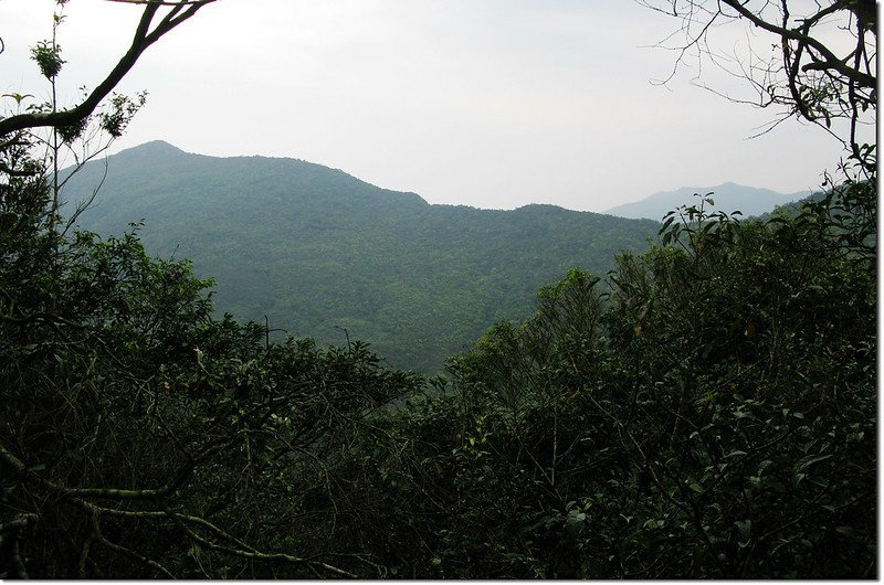 來社山西南峰山頂西北眺戶亞宇山