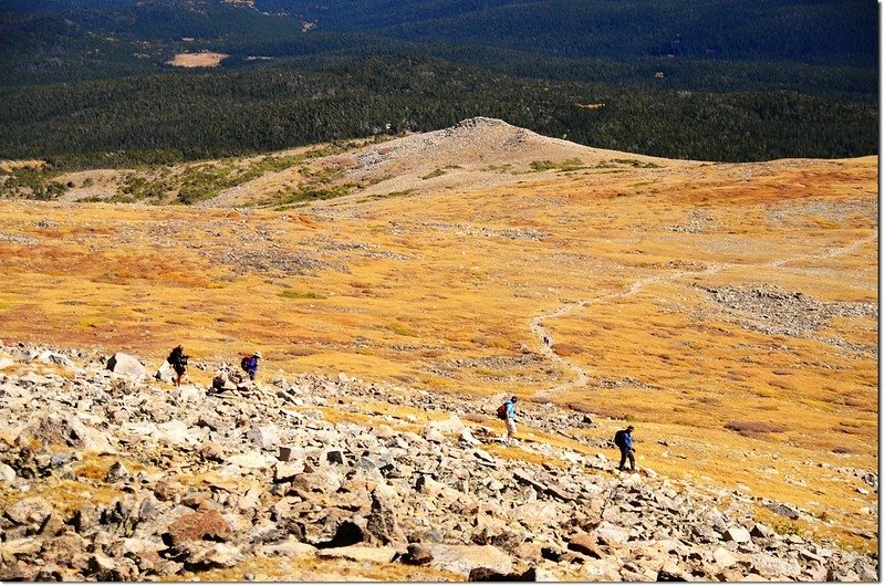 The slopes of Mount Audubon