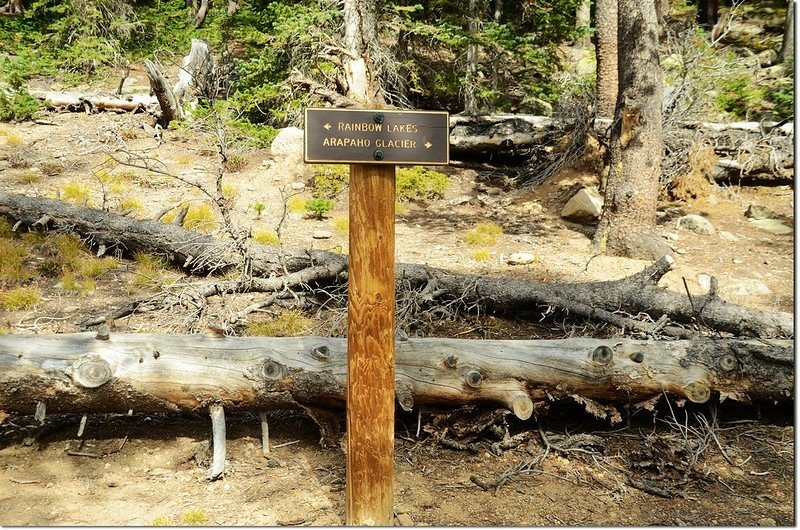 Rainbow Lakes &amp; Arapaho Glacier junction