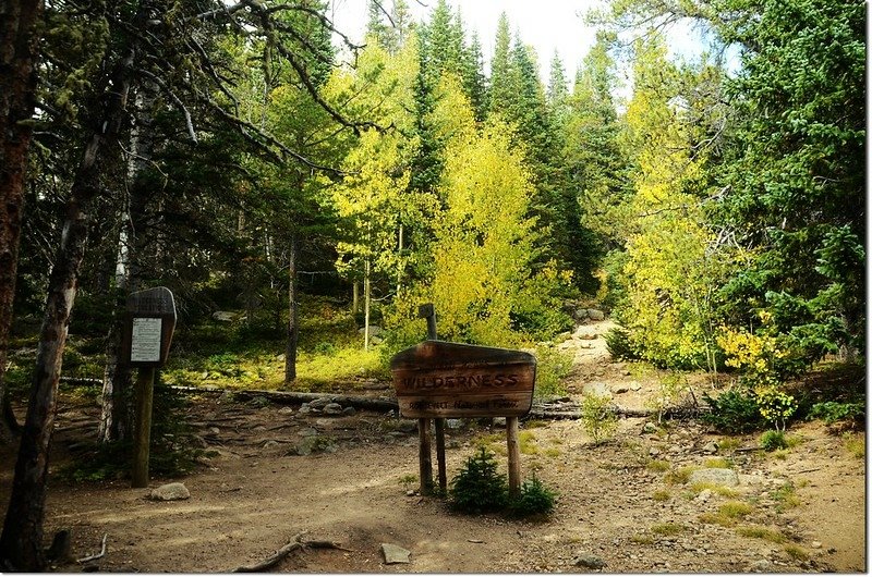 Indian Peaks Wilderness boundary