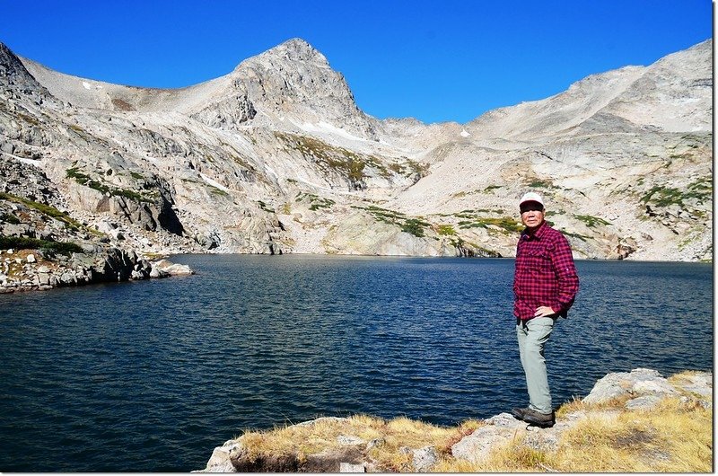 Blue Lake, background is Mount Toll 4