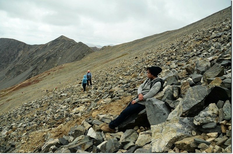 Grays Peak&apos;s south slope