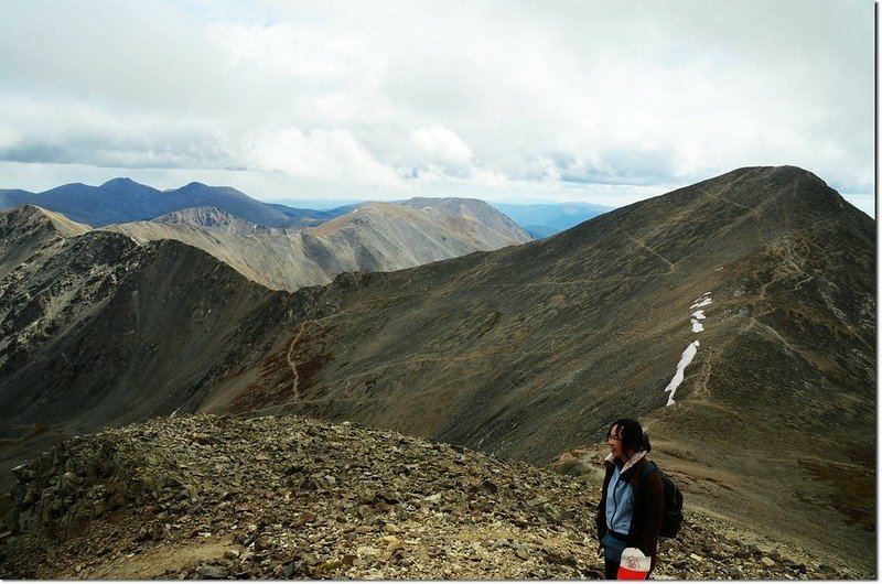 View to East from Torreys peak 2