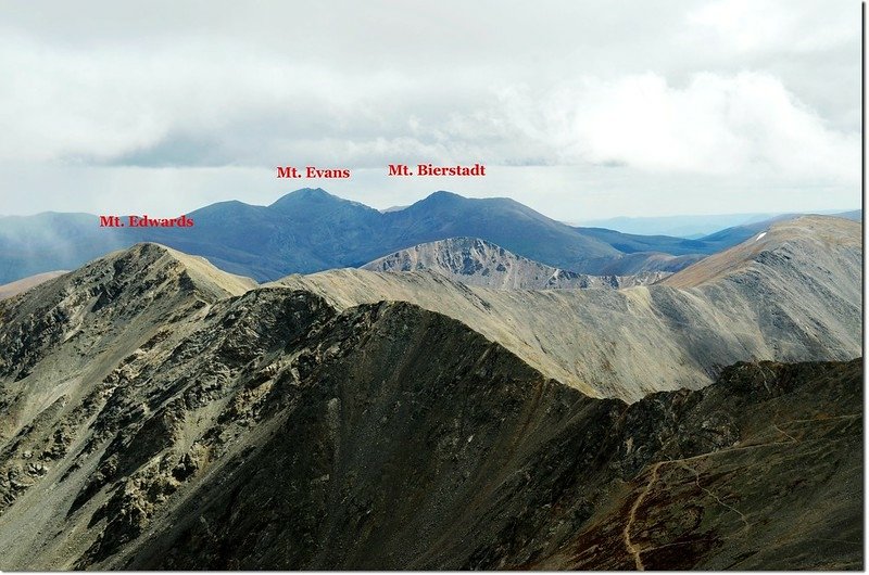 View to East from Torreys peak 1