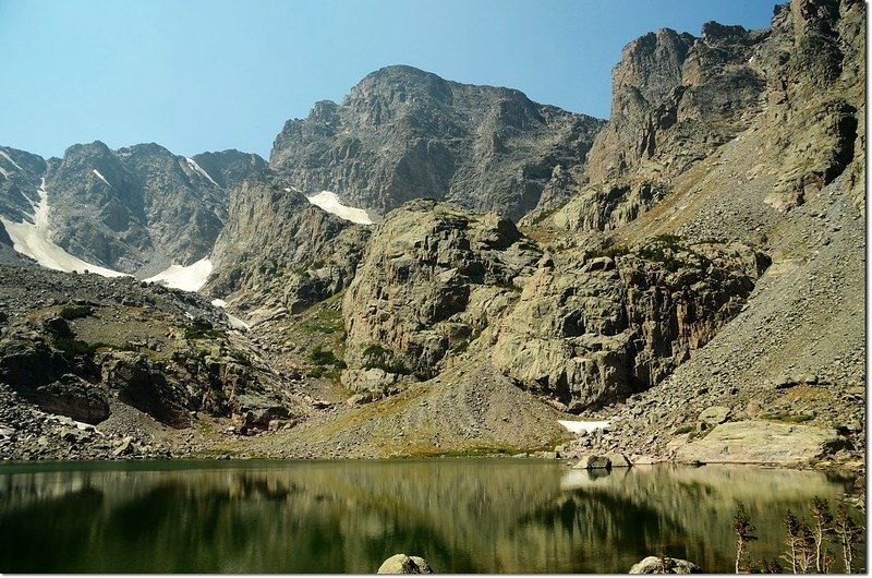 Sky Pond and Taylor Peak